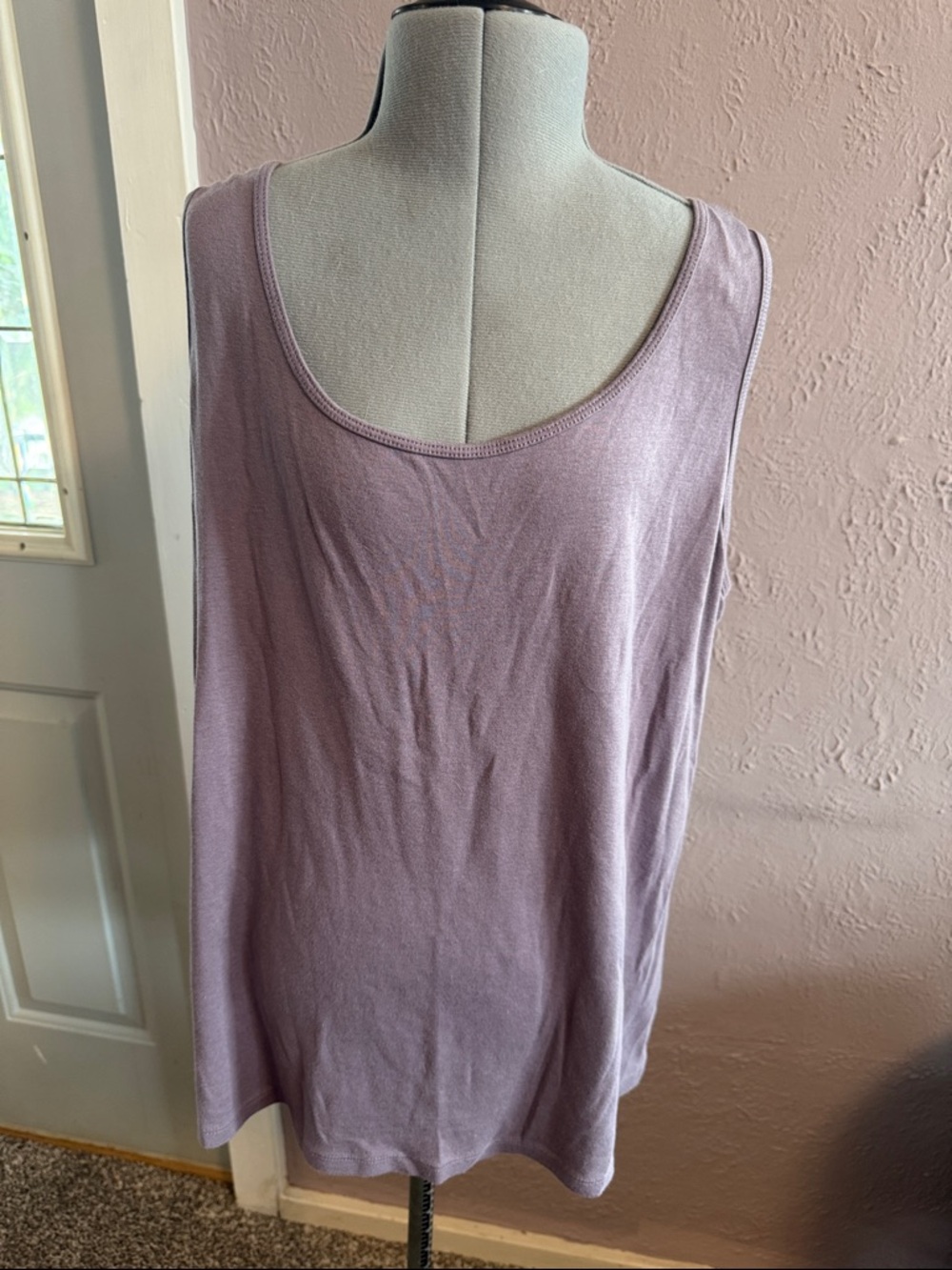 Sonoma Lavender Scoop Neck Tank Top